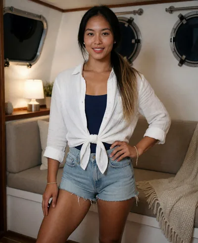 Marilou, 26, a fictional AI companion